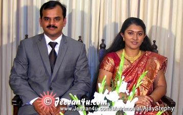 Ajay Stephy Engagement Photos